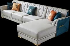 Light Luxury chaise sofa · BS-LS0012