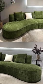 Curved three-seater · Product photo 1